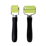 2 x Andrückroller Andrückwalze, Andruckrolle Werkzeug, Andrückwalze Handdruck Roller, Gummi...