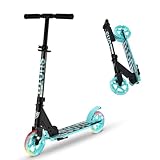 SUOTU Roller Kinder mit 145 mm Rollen, Scooter mit 2 LED Rädern für 3-12 Jahren,...