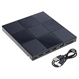ZYHARUKO Optische Laufwerke Multifunktions-Brenner mit USB/C und Steckplätzen
