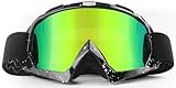 BIBIRE Motorradbrille, Motocross Brille Dirt Bike Off-Road Mtb Brille, Anti Fog UV Schutzbrille...