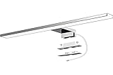 Azhien LED Spiegelleuchte Badezimmer 10W 820LM 40cm Neutralweiß 4000K,3in1 Montage IP44 230V...
