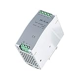 KAVJU DR-75-24 DIN-Schienen-Schaltnetzteil mit einem Ausgang, 24 V, Spannungswandler, LED-Display,...