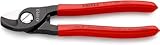 Knipex Kabelschere brüniert, mit Kunststoff überzogen 165 mm 95 11 165