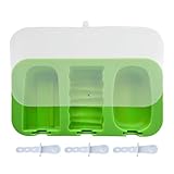 Eisform | Hersteller von wiederverwendbaren Eis mit einfacher Freigabe, Form mit 3 Mulden für Eis,...