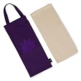 Yoga Studio Yoga-Sandsack, Baumwolle, nur Bezug, Violett