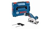Bosch Professional 12V System Akku Kreissäge GKS 12V-26 (Sägeblatt-Ø: 85mm, inkl. L-BOXX, ohne...