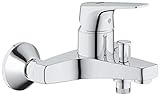 GROHE Start Flow - Einhand-Wannenarmatur (Wandmontage, langlebige Oberfläche, automatische...