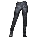 HOMDECR Damen Slim Fit Motorrad Jeans Mit Protektoren Knie Und Hüftprotektoren Stretch Slim Fit...