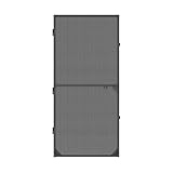 Nematek Fliegengitter Tür Light - Fliegengitter Tür mit Rahmen in anthrazit - schmale...