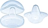 NUK Brusthütchen Silikon zum Schutz empfindlicher Brustwarzen, Größe L, 2 Stück, inklusiv 1...