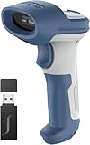 Inateck Wireless Barcode Scanner 2D, Bluetooth 5.0, 2.4Ghz Barcode Reader, QR Code Scanner, liest...