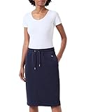 GANT Damen REL MIDI Shield Skirt Rock, Evening Blue, XXL