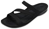 Crocs Herren Swiftwater Sandal W Sandalen, Black/Black, 38/39 EU