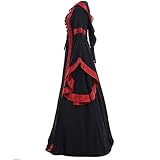 Halloween Kostüm Damen Renaissance Kleid Cosplay Dress Elegant Rockabilly Kleid Cocktailkleid...