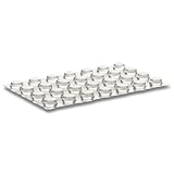 homeXpert Gummipuffer CLEAR Koni selbstklebend Ø 10 mm (Stk. 28) - Transparent - Schutzpuffer,...