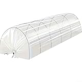 wenyouya Mini-Gewächshaus-Sonnenschutz, Tunnel, 300 x 45 x 45 cm, PE-Abdeckung für Hochbeete,...