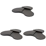 WAGNER Bodentürstopper 3STOP COLOR BLACK - Durchmesser Ø 110 x 20 mm, Kunststoff Elastomer,...