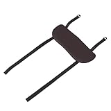 Housoutil Tragbare Armlehnenablage aus PU Kunstleder für Massagetische Klappbarer Hängender...