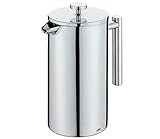 Cilio Kaffeebereiter Sara 2 Liter, French Press, Doppelwand, geeignet für Cold Brew oder Tee, 16...