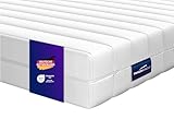 Traumnacht Orthopädische 7-Zonen Tonnentaschenfederkernmatratze, Härtegrad 3 (H3), 140 x 200 cm,...