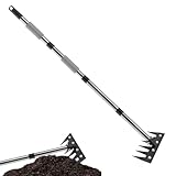 brooksnaji Unkrautvernichter mit langem Griff – Manuelles Werkzeug Unkrautjäter Entferner –...