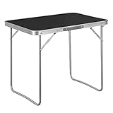 WOLTU Campingtisch Klapptisch Reisetisch mit Griff, 70x50x60cm(LxBxH) zusammenklappbar Gartentisch...
