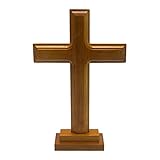 MISUVRSE Holz stehend für Kreuz Dekor Altar für Kreuz mit Ständer doppelseitiger...