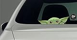 EppoBrand 3x Baby Yoda on Board Spähen Mandalorianischer Vinyl Aufkleber mit Antikratzbeschichtung...