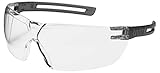 uvex x-fit Schutzbrille 9199 - beidseitig extrem kratzfest & chemikalienbeständig, 100%...