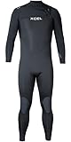 XCEL Axis Herren Neoprenanzug mit Brustreißverschluss, 4/3 mm, Schwarz – Erschwingliche Wärme...