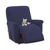 DEZYPZAM Stretch Sesselbezug Relaxsessel, Sesselschoner für Relaxsessel mit Taschen, Elastisch...