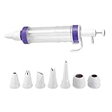 FIBOUND Keksmaschine Keks-Presse Glasurspritze Multifunktionale Keks-Presse Creme-Spritzspritze Zur...