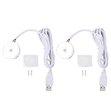 HERCHR Display Spotlight Round USB -Stecker in kleine LED -Showcase -Lampe mit 4,2 -Fuß -Kabel für...