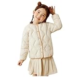 Vhersily Daunenjacke für Mädchen, Kinder, gepolstert, elegant, Daunenjacke, Mädchen, Herbst,...