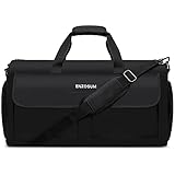 Kleidersack Reisetasche, Anzugtasche für Herren Anzugsack mit Schuhfach, 2 in 1 Hängekoffer...