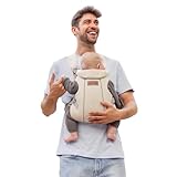 Jané Dual, ergonomische Babytrage, von Geburt bis 15 kg, 3 Positionen, atmungsaktiv und gepolstert,...
