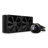 NZXT Kraken 240 - RL-KN240-B1-240mm AIO CPU Wasserkühlung - 1,54' LCD Display 240x240-2x120mm PWM...