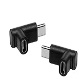 KUYiA USB-C-Stecker auf Buchse, Hi-Speed Typ C auf C USB 3.1 Verlängerungsstecker-Konverter, 90...