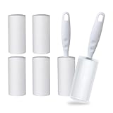 Oiamker Fusselrolle 6 Rollen mit 2 Abroller 1 Staubschutzhülle, Extra Klebrige Fusselrolle...