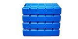 ZiVie® Kühlakku Set mit 4 Kühlpads (400ml) klein & flach | schnell gefrierende Kühlakkus für...