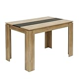 FURNITABLE Esstisch, Esszimmertisch Holztisch, Moderner Küchentisch, Esstisch für 4, 110x70x75cm,...