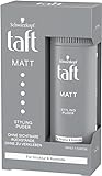 Taft Matt Puder (10 g), Haarpuder für Struktur & Kontrolle, Styling Puder verleiht texturierte...