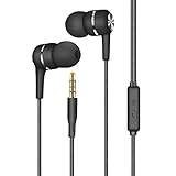 In-Ear Kopfhörer Mit Kabel, 3.5mm Magnetisch In-Ear Ohrhörer mit Mikrofon und...