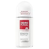Hidrofugal SENSITIV Roll-on, starker Antitranspirant Schutz für empfindliche Haut, parfümfreies...