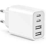 USB C Ladegerät, 45W USBC Netzteil für iPhone 16 15 14 13 12 11 Pro Max, Samsung, Handys,...