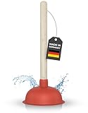 Klangfeiler® Abflussreiniger Pömpel - 140mm Saugglocke - Extra Saugstark & Made in Germany