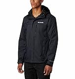 Columbia Pouring Adventure II Jacket Wasserdicht Regenjacke für Herren, Schwarz, M