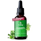 Vitabay Chlorophyll Tropfen 50mg - Vegan & Laborgeprüft - 100ml (ca. 2.600 Tropfen) Liquid...