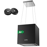 SNDOAS Inselhaube, 800 m³/h Dunstabzugshaube Umluft für Kochinsel, Aktivkohlefilter, 3...