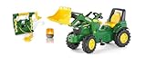 Rolly Toys rollyFarmtrac John Deere mit Frontlader, Seilwinde und Blinklicht (3-teiliges Set,...